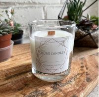 Свеча ароматическая с деревянным фитилём Chumi Candles